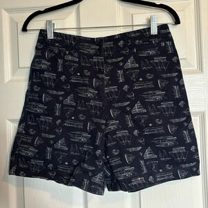 Lauren Ralph Lauren women’s blue ship blueprint shorts size 4P